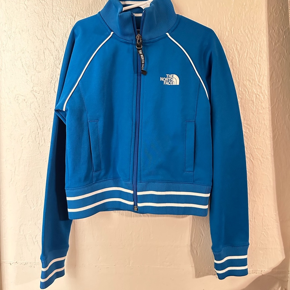 North Face Girls Track Jacket size Small - Picture 3 of 4